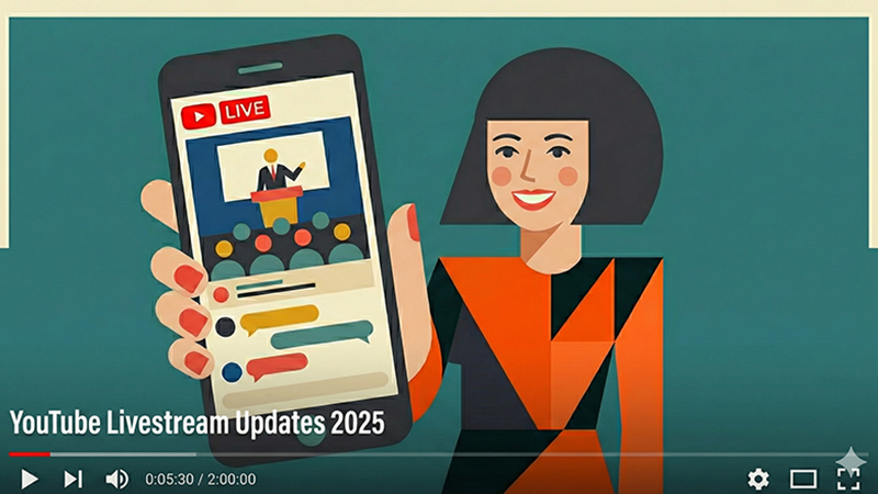 YouTube Live stream novinky 2026