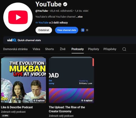 YouTube Podcast 1