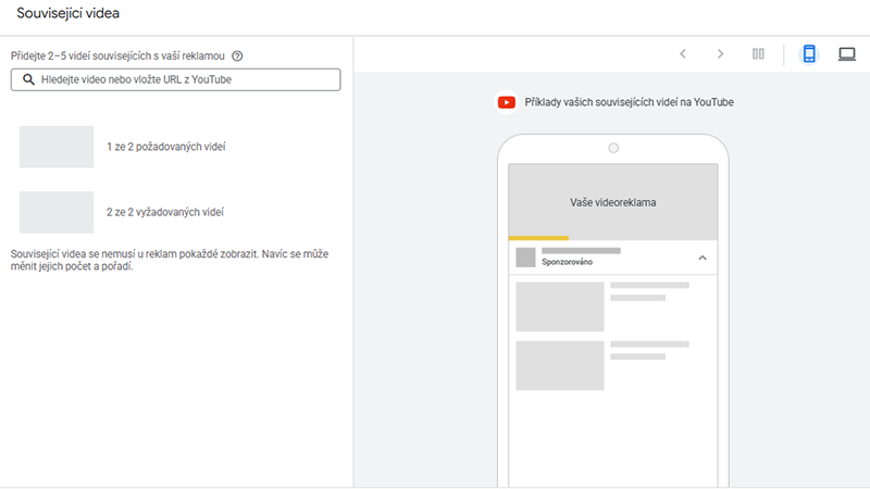 souvisejici videa google ads